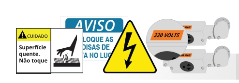 Etiquetas de Advertência Etiquetas de Advertência
