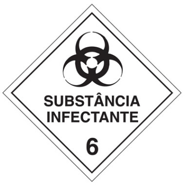 Placa substância infectante 6
