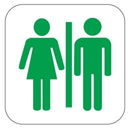 Placa Para Banheiro Masculino E Feminino Pictograma Verde Ja falamos pra voces sobre machismo, feminismo e femismo. placa banheiro masculino e feminino pictograma verde