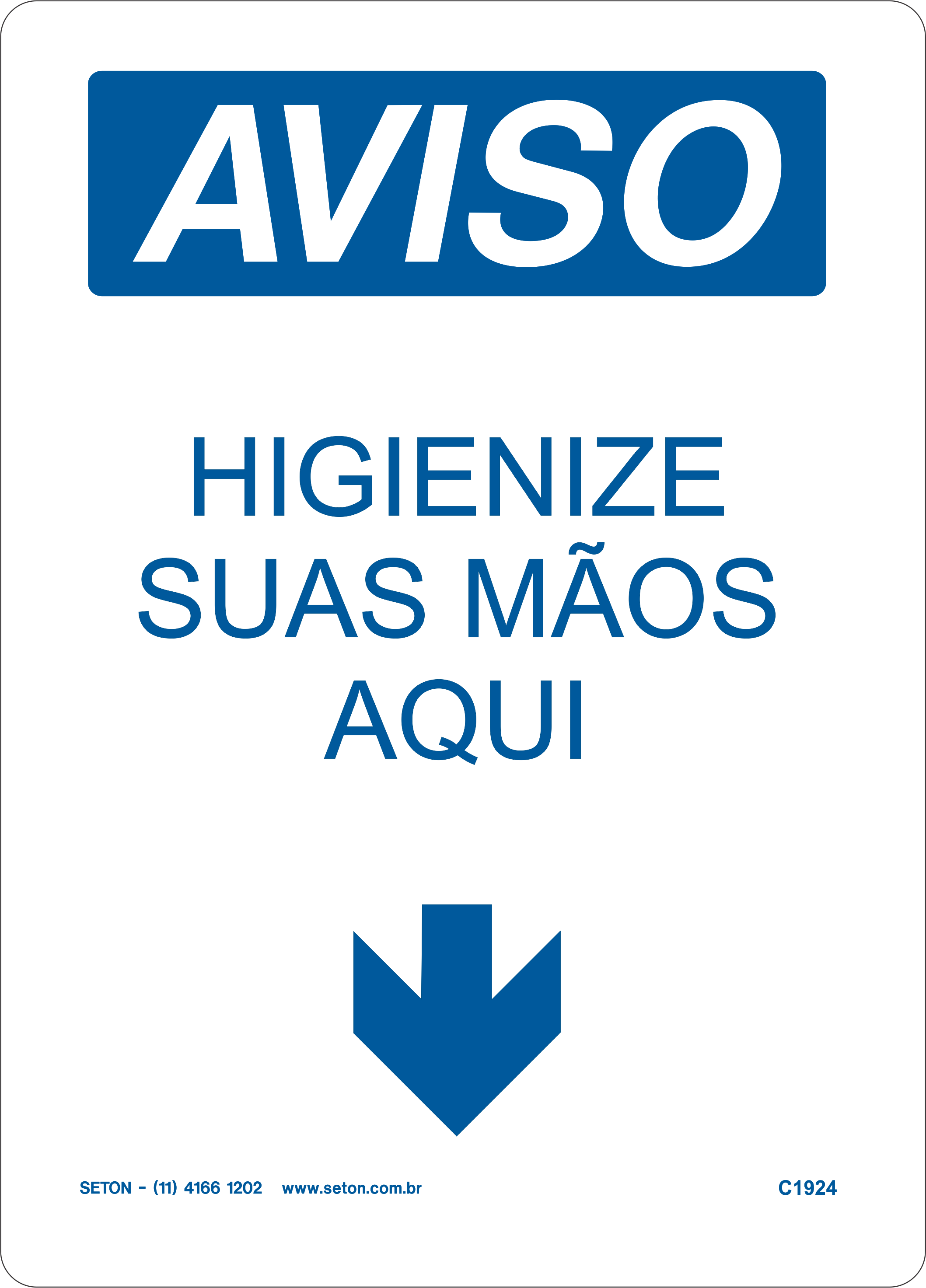 Placa De Aviso Higienize Suas Maos Aqui Placas De Aviso Placas De Sinalizacao Sinalizacao E Identificacao Aproveite o frete grátis pelo americanas prime! placa de aviso higienize suas maos aqui
