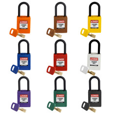 Cadeados de Plástico Hastes de Plástico | 38mm (1.5") | Segredos Diferenciados | SafeKey